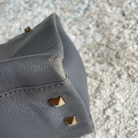 Kate Spade Grey Leather Shoulder Handbag - Picture 9 of 14